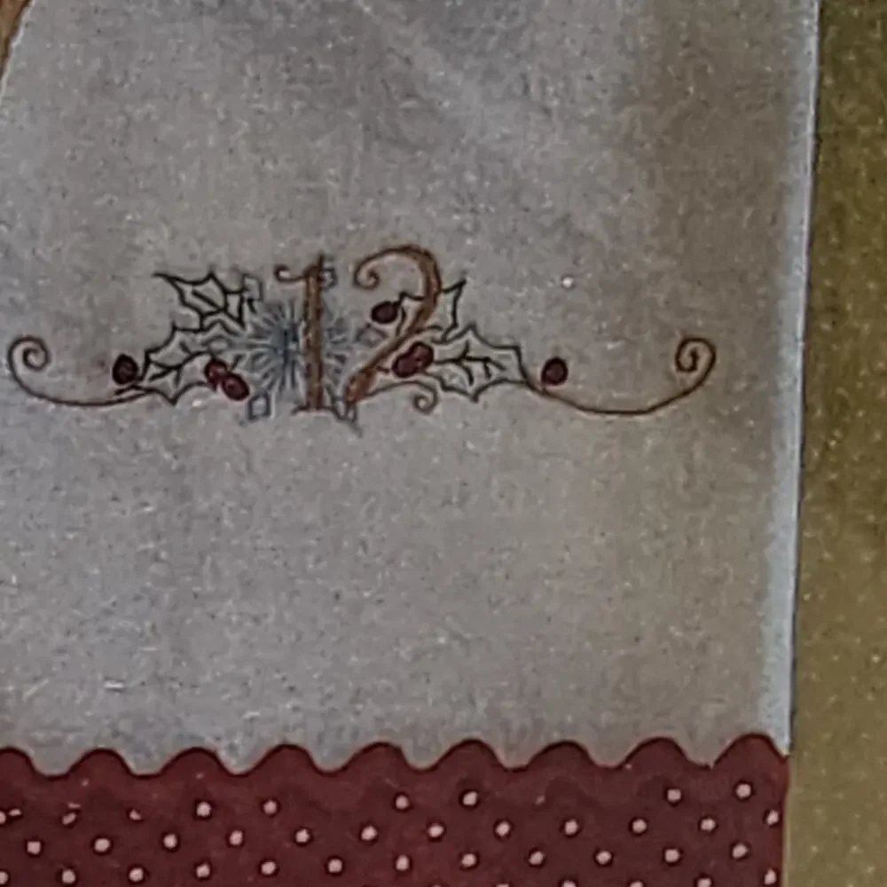 Twelve Days of Christmas Tea Towels Pattern 416 Embroidery Crab Apple Hill 2008